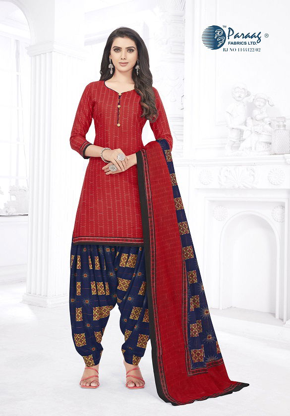 Paraag Mahi 3 Regular Wear Printed Designer Cotton Dress Material Collection 